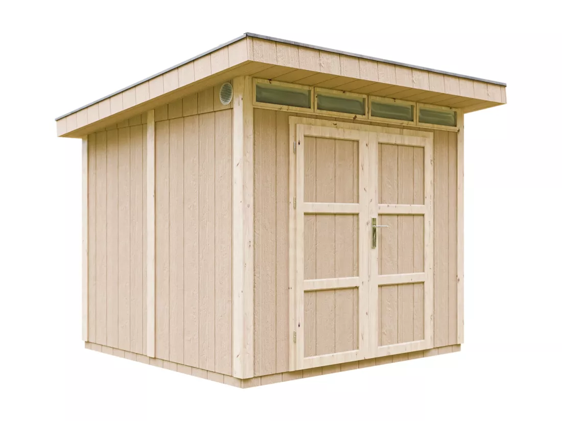 Abri de Jardin Qualité Premium 6m² /L294xL279xH237 cm - Timbela M903A-CAVERN STEEL