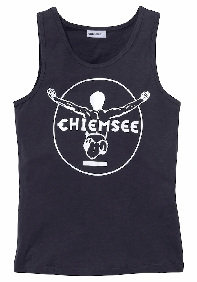 Chiemsee Tanktop »BASIC« mit Logodruck-Druck in Kontrast
