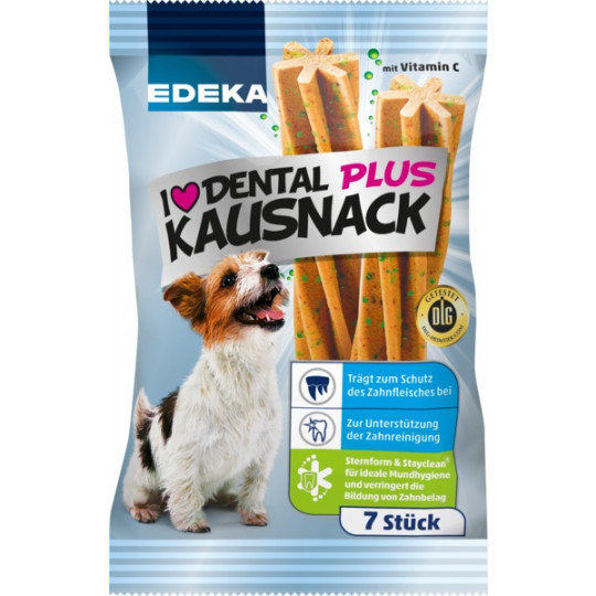 EDEKA I Love Dental Plus Kausnack 7 Stück