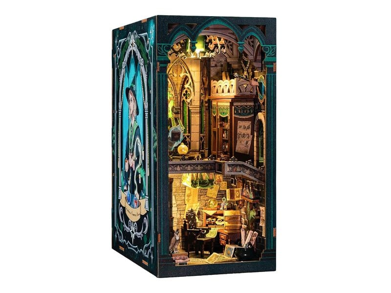 Cutebee Bausatz Darkness Common Room 3D-Modell aus lasergeschnittenen Holzteilen