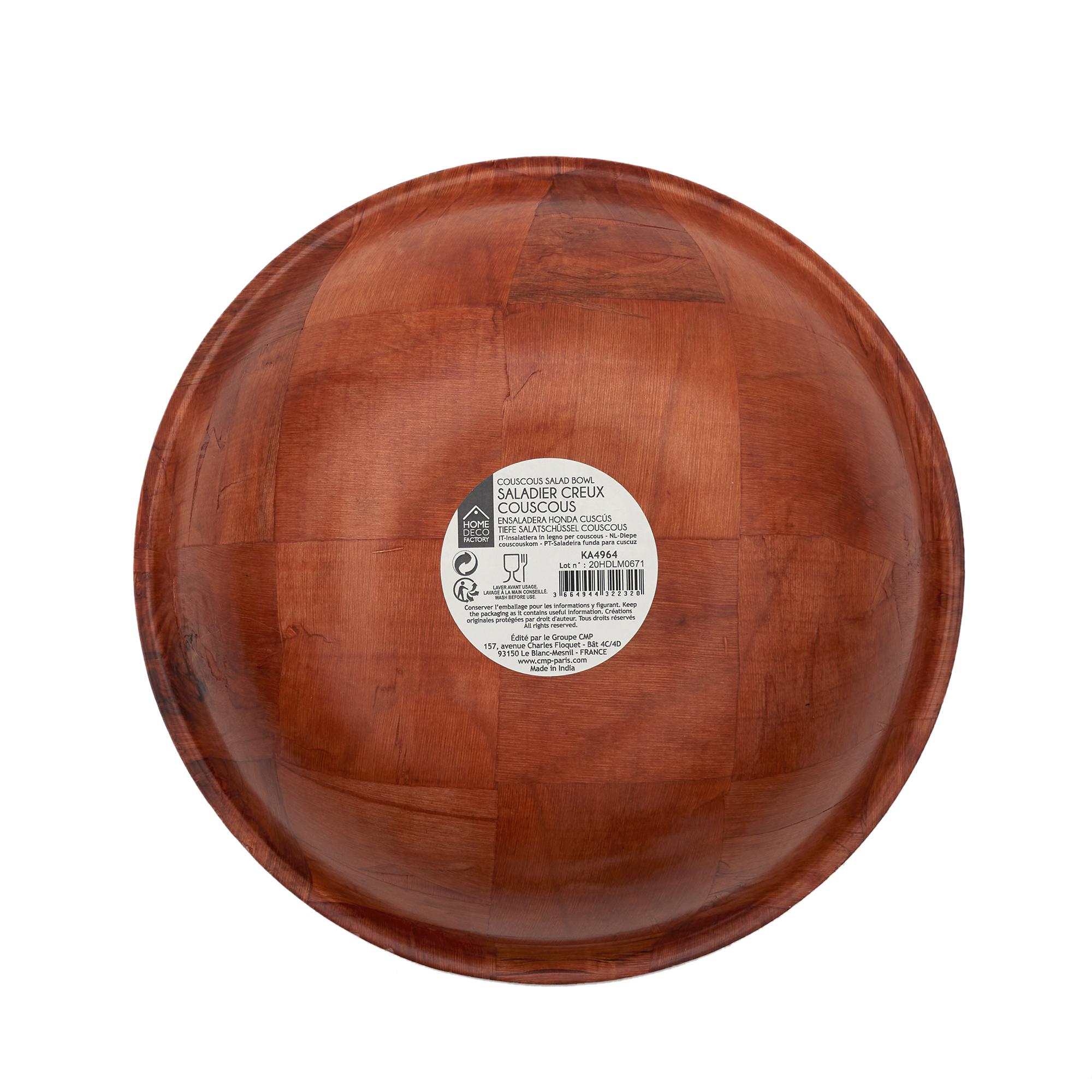 SALADIER CREUX COUSCOUS D.25CM