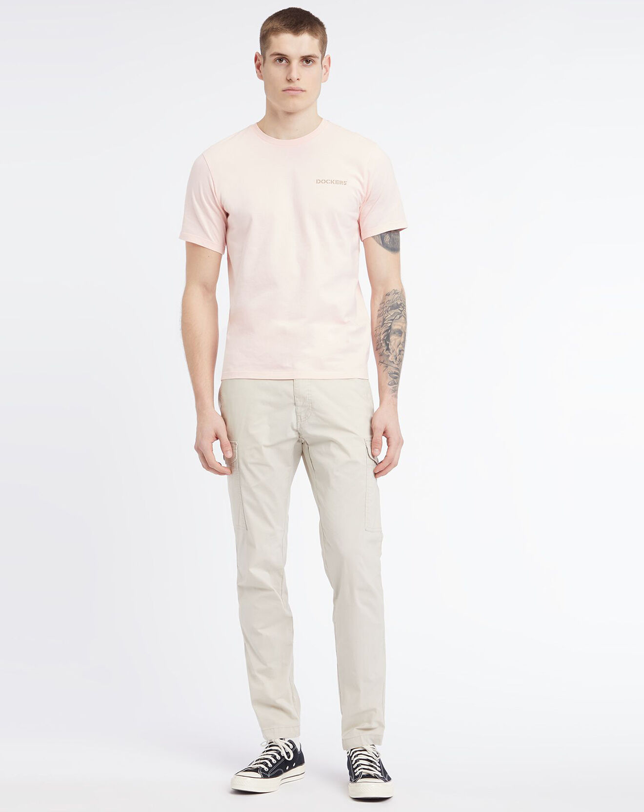 Dockers Pantalon cargo beige clair