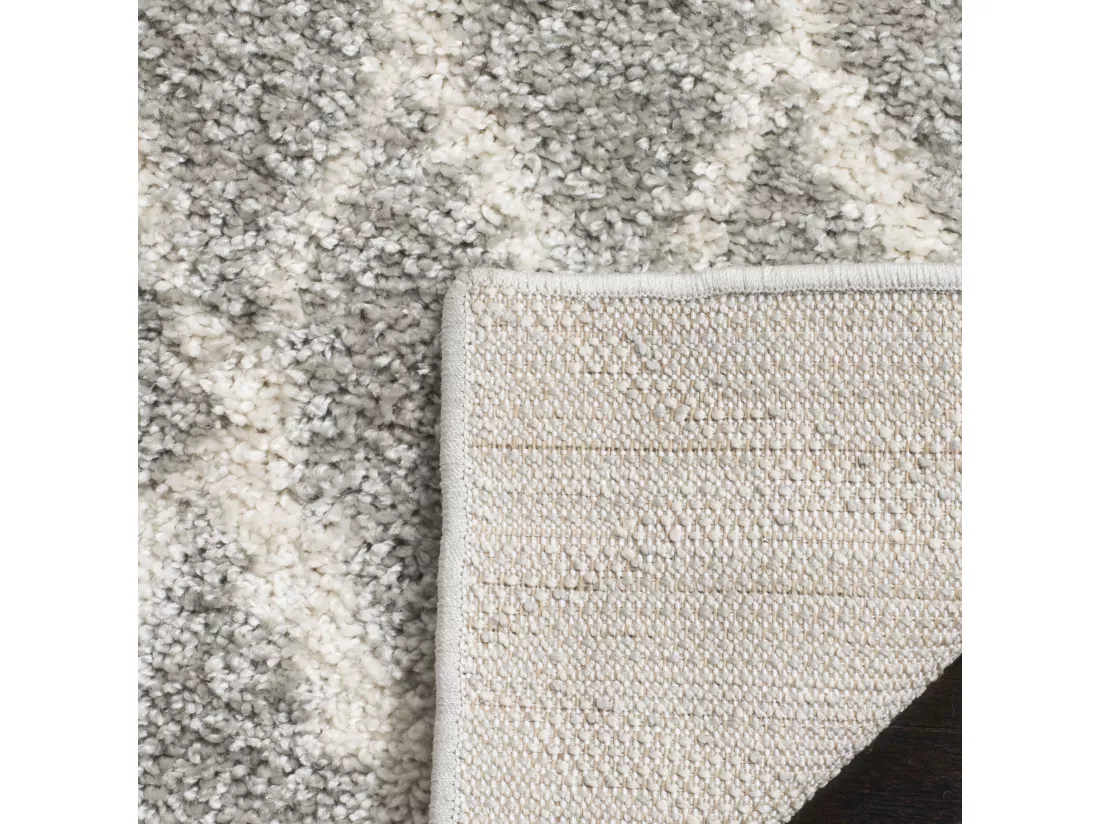 Tapis Light Grey & Cream 155 X 155 cm - Nador