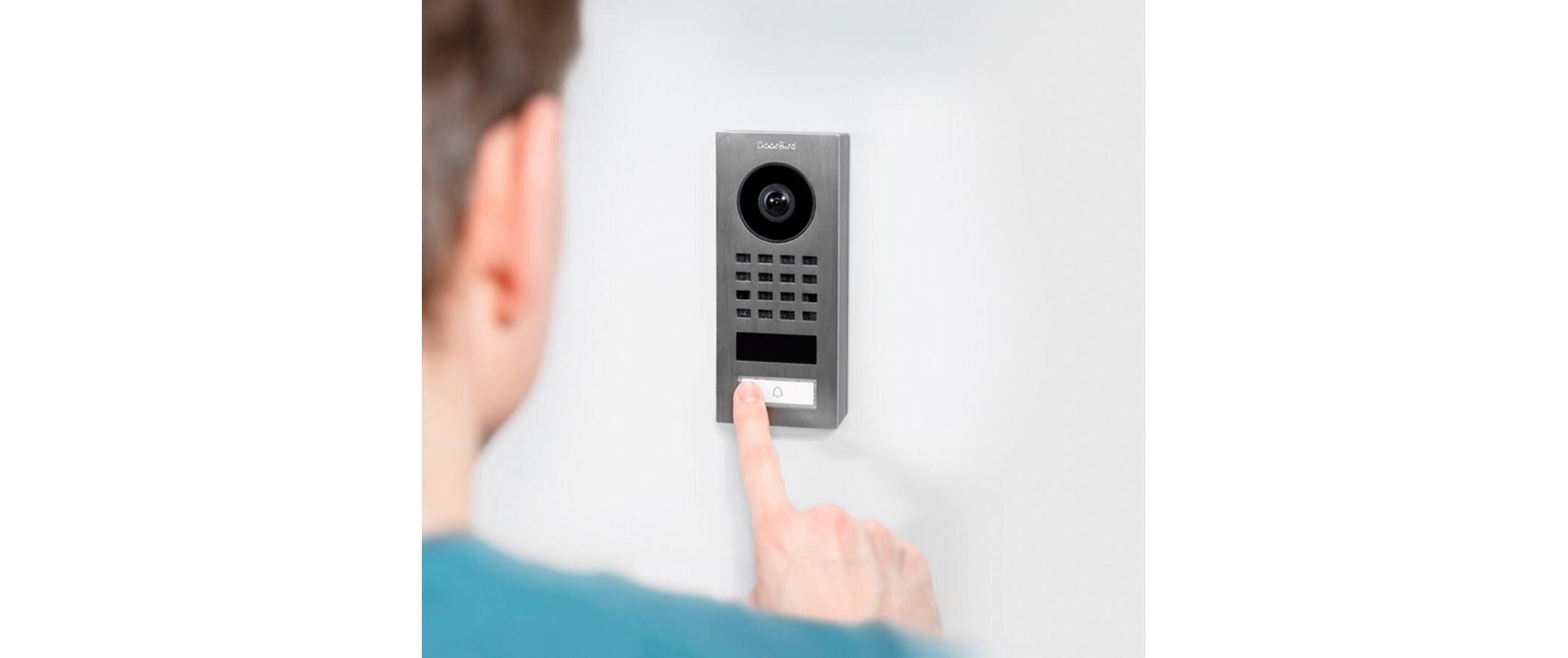 IP Türstation D1101V Aufputz<br>IP-Videotürsprechanlage aus Edelstahl mit 1 Ruftaste
