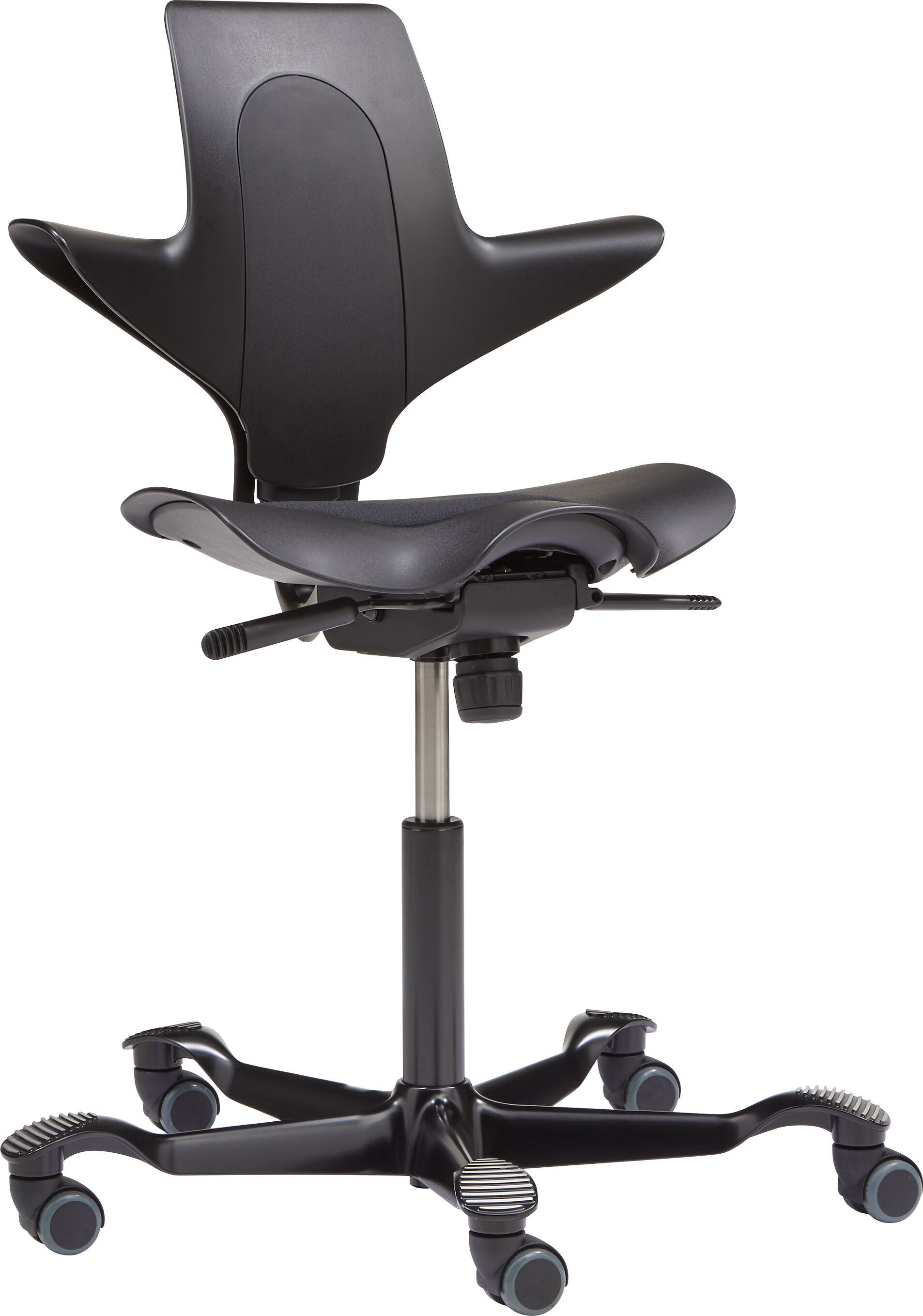 HAG CAPISCO PULS Bürostuhl - Schwarz / B: 73.0 cm x T: 73.0 cm x H: 85.5 cm