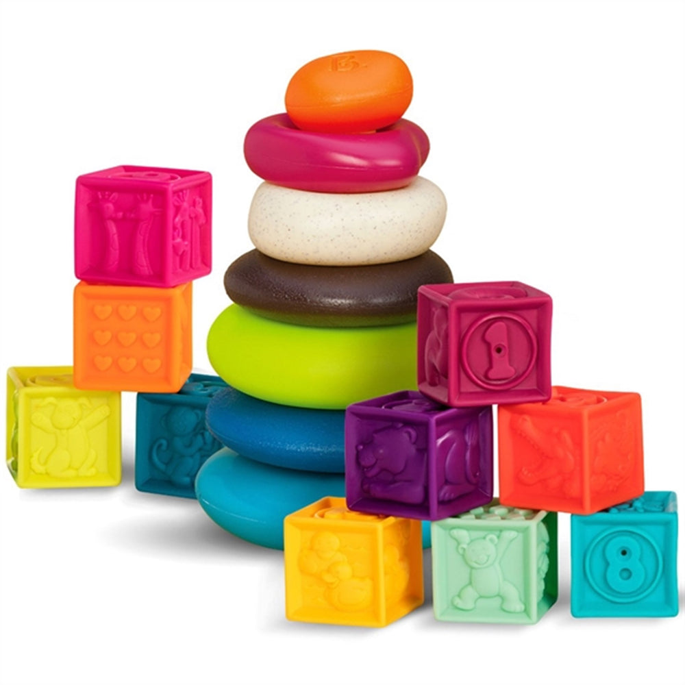 Køb B-toys Byggeklodser Og Stabletårn