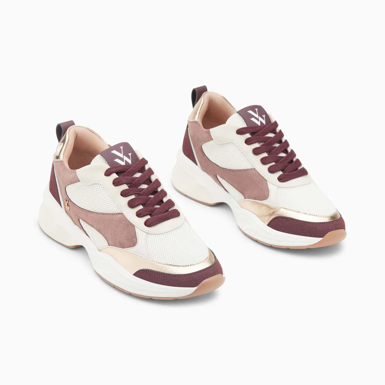 Sneakers-Baskets Shelly prune à semelle graphique