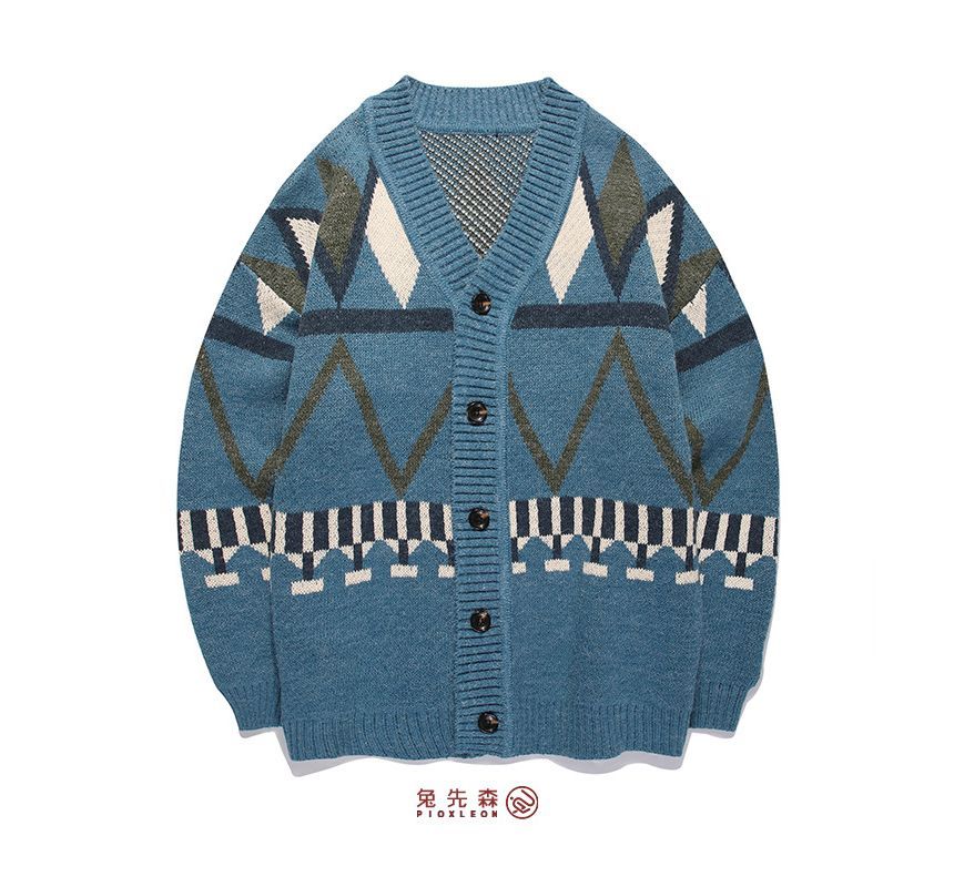 WidoWilder - Argyle vest met V-hals