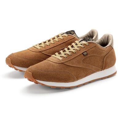 Herren-Velourssneaker, Braun