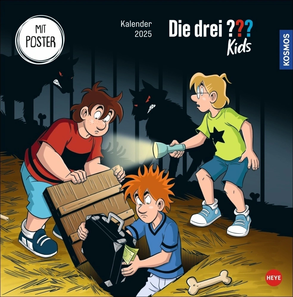 Die drei Kids Broschurkalender 2025