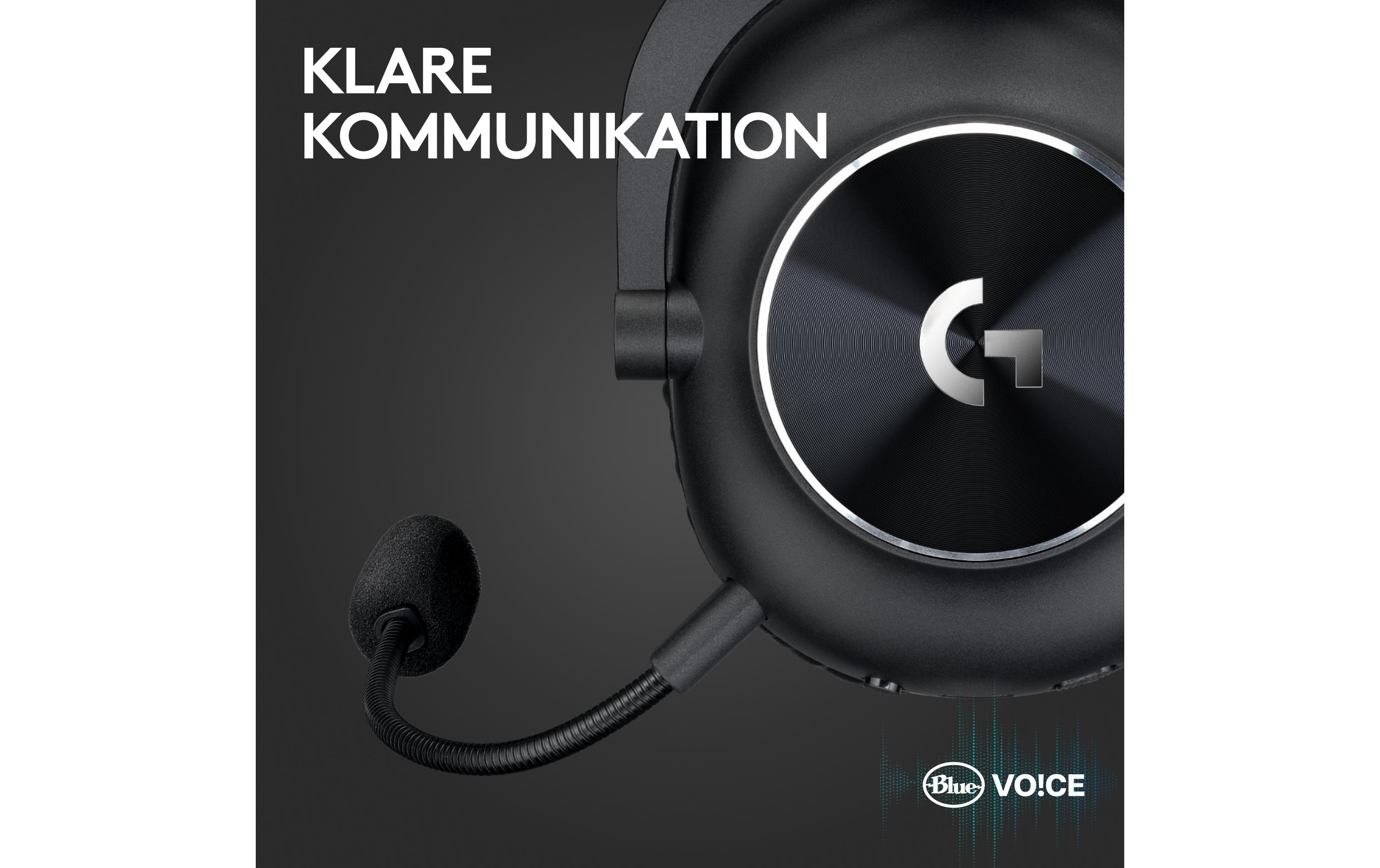 Headset G Pro X 2 Wireless Lightspeed Gaming Schwarz<br>Kabelloses Over-Ear-Headset mit Surround-Sound und weichem Ohrpolster
