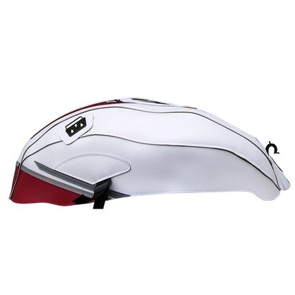 Tapis de réservoir Bagster Blanc/Déco Rouge