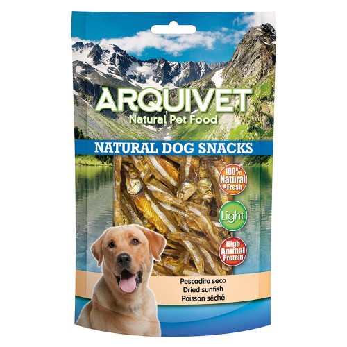 Petisco natural para cães com sabor de peixe