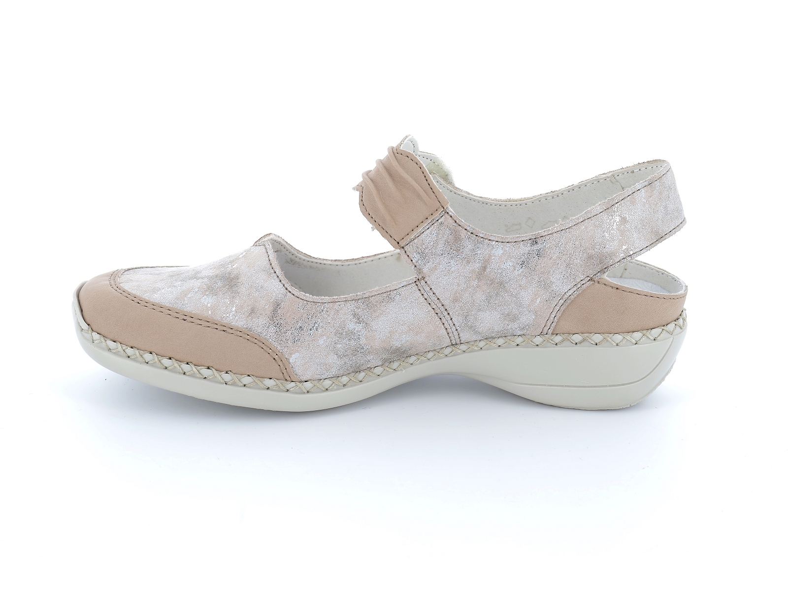 Rieker-41379 Synthétique Vieux Rose