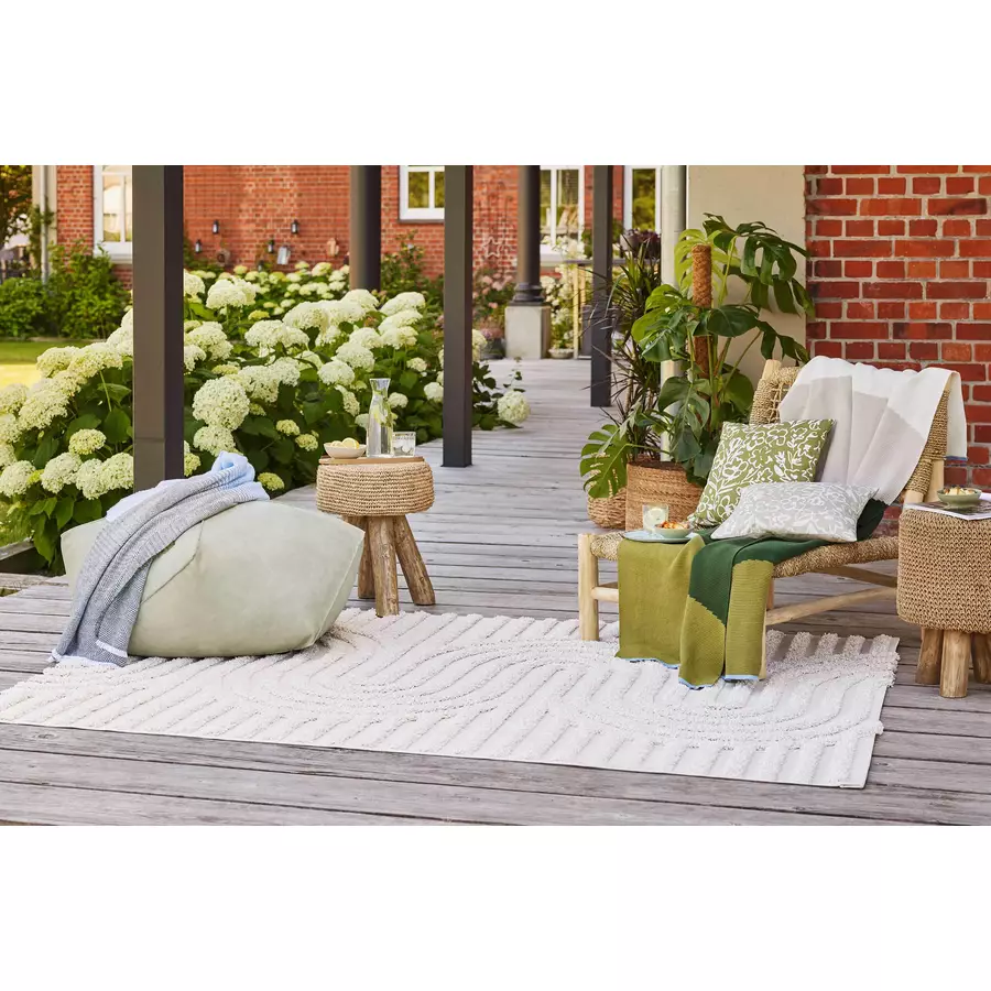 Esprit Outdoorteppich In & Outdoor Miles creme beige