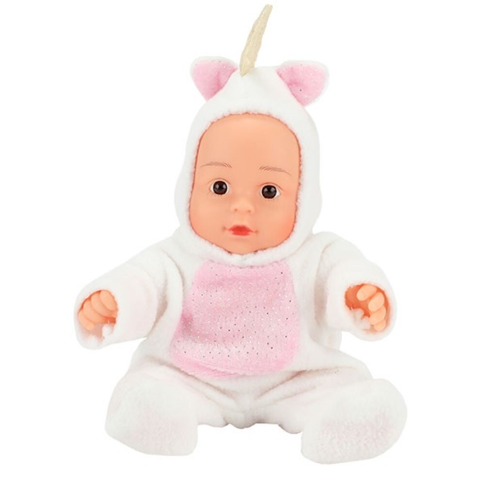 Babypuppe im Tierkostüm 22,5 cm