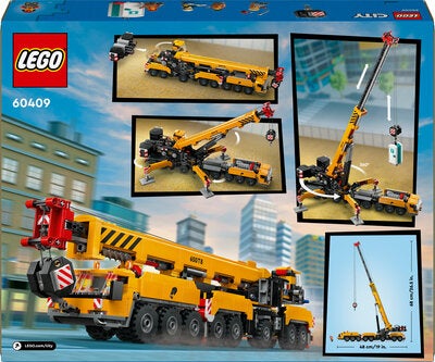 LEGO City 60409 Gul mobilkran