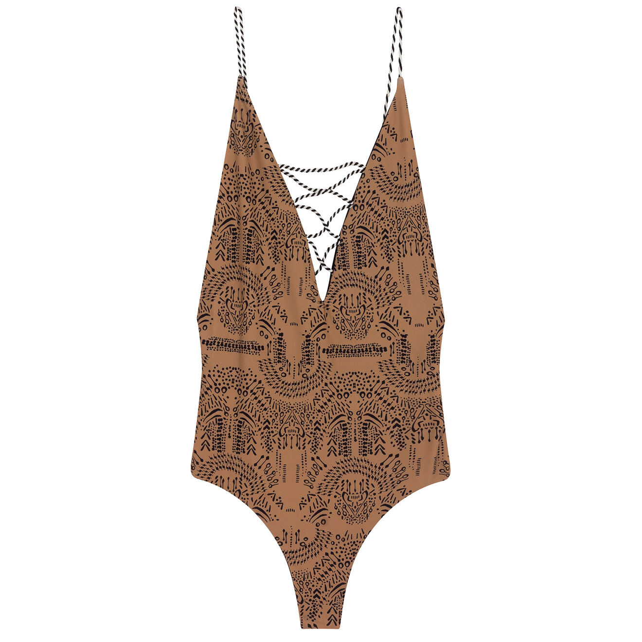 Wild Maillot de bain 1 pièce Zambie moka/noir