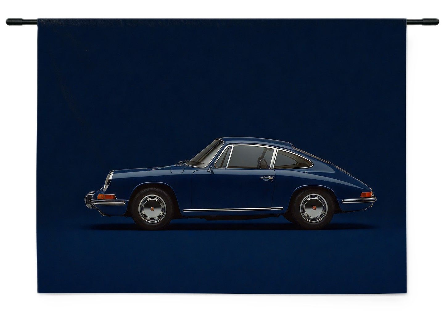 Wandkleed Blue Porsche