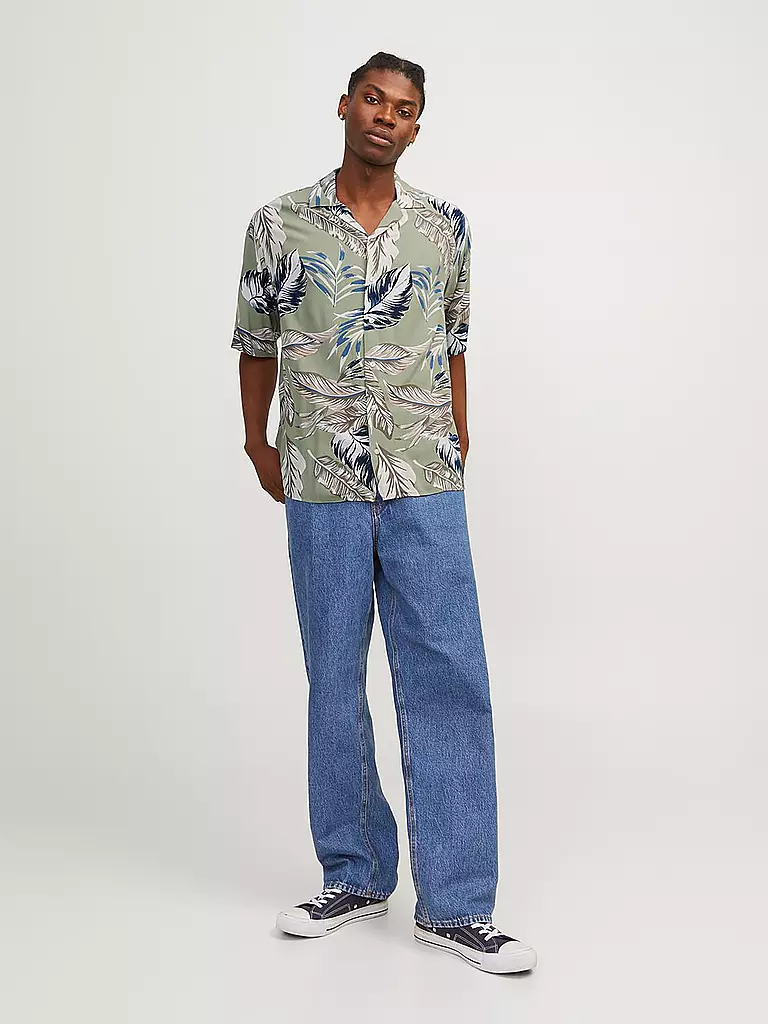 JACK & JONES Hemd Regular Fit JJEJEFF hellgrün