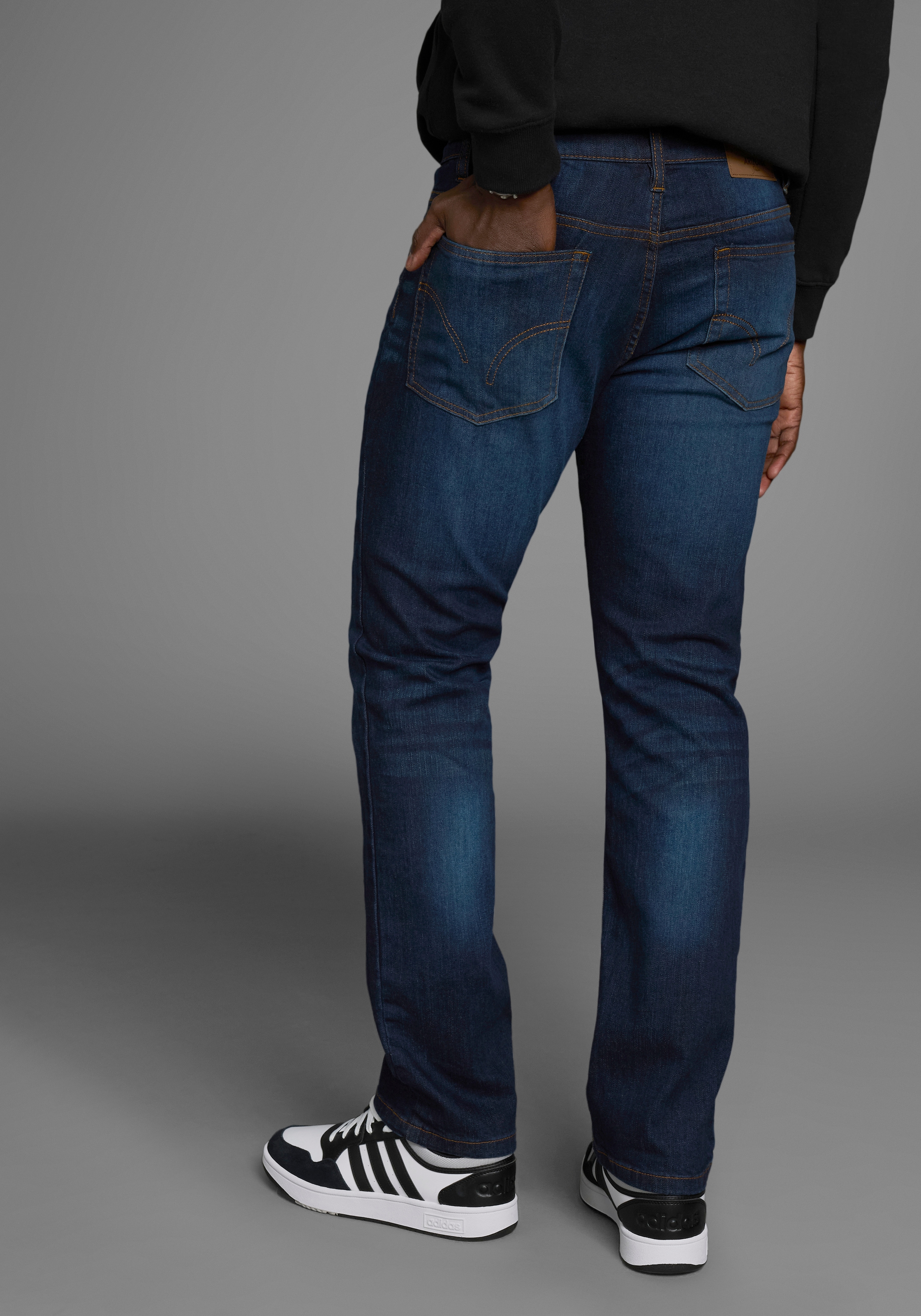 Arizona Stretch-Jeans gerade geschnittenes Bein, niedrige Leibhöhe