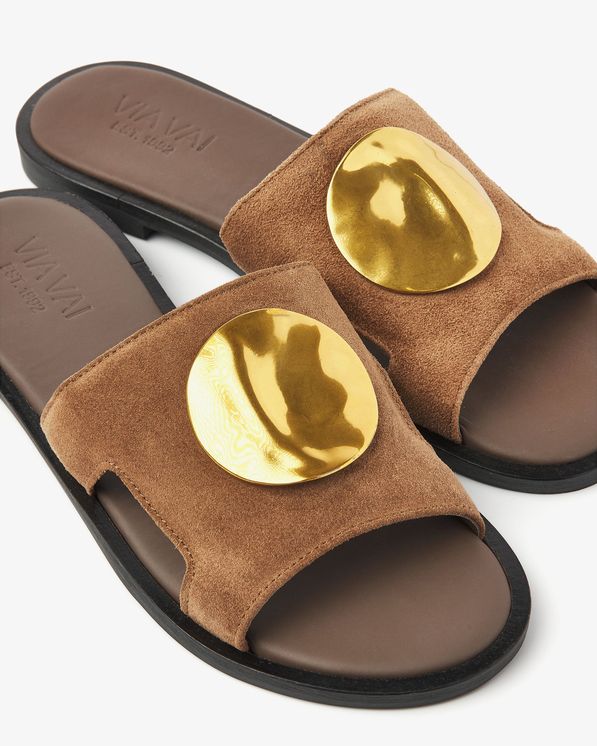VIA VAI cognac slippers Vita Avi