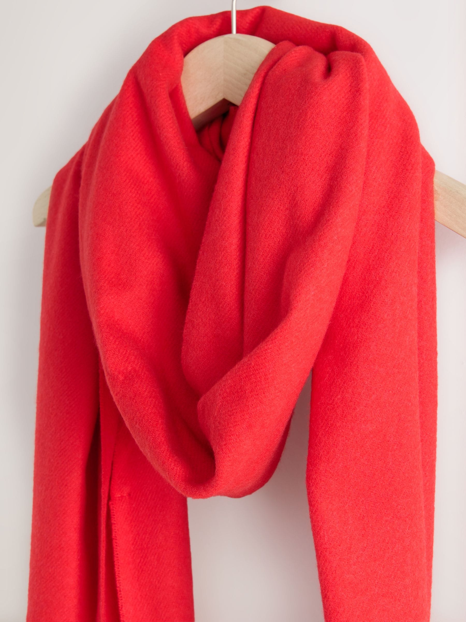Rood - Halfzware sjaal