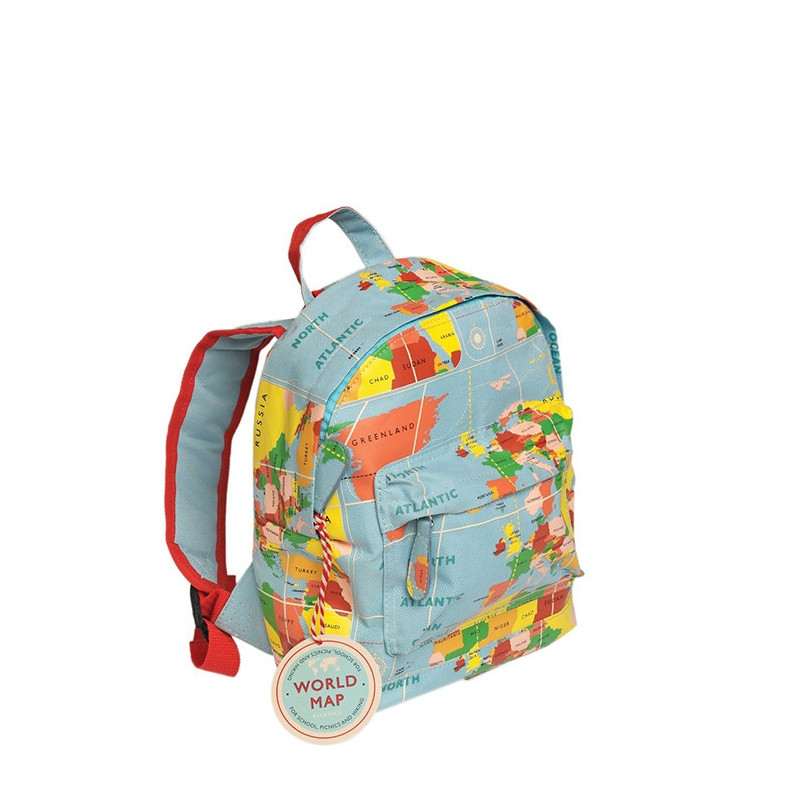 Sac à dos enfant 27 cm World map