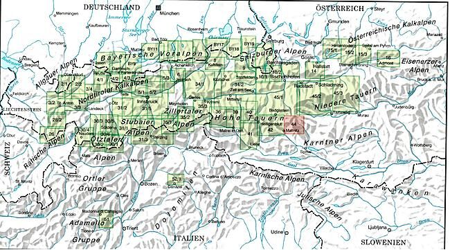 ALPENVEREIN - 44 HOCHALMSPITZE 1 25 000