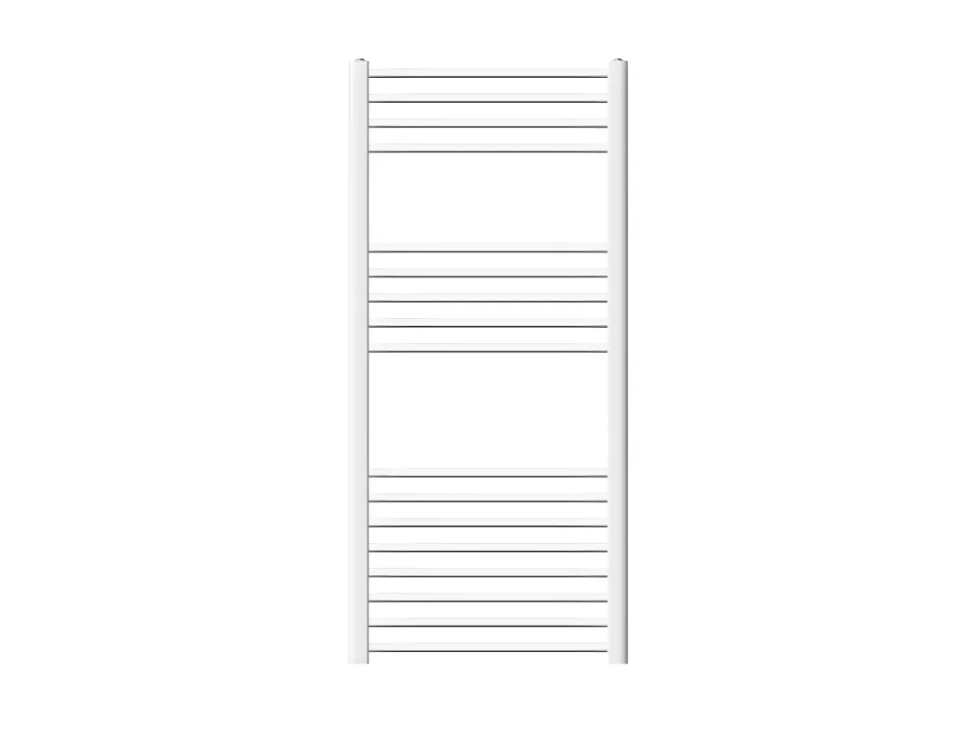 Radiateur de salle de bain Sahara Raccord latéral sèche-serviettes Blanc 60x120cm