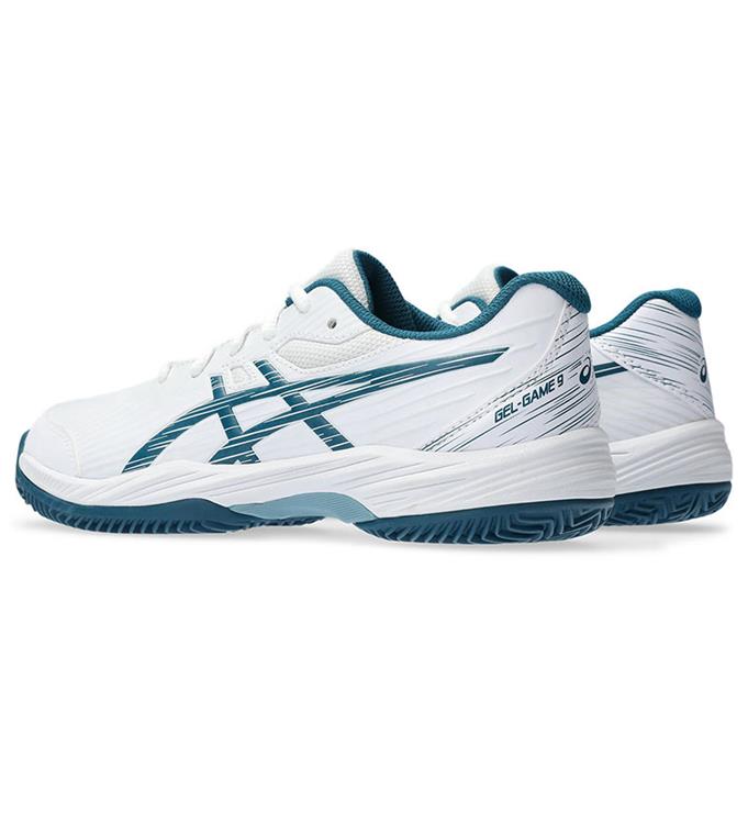ASICS GEL-GAME 9 GS CLAY/OC 1044A057 WHITE-RESTFUL-TEAL