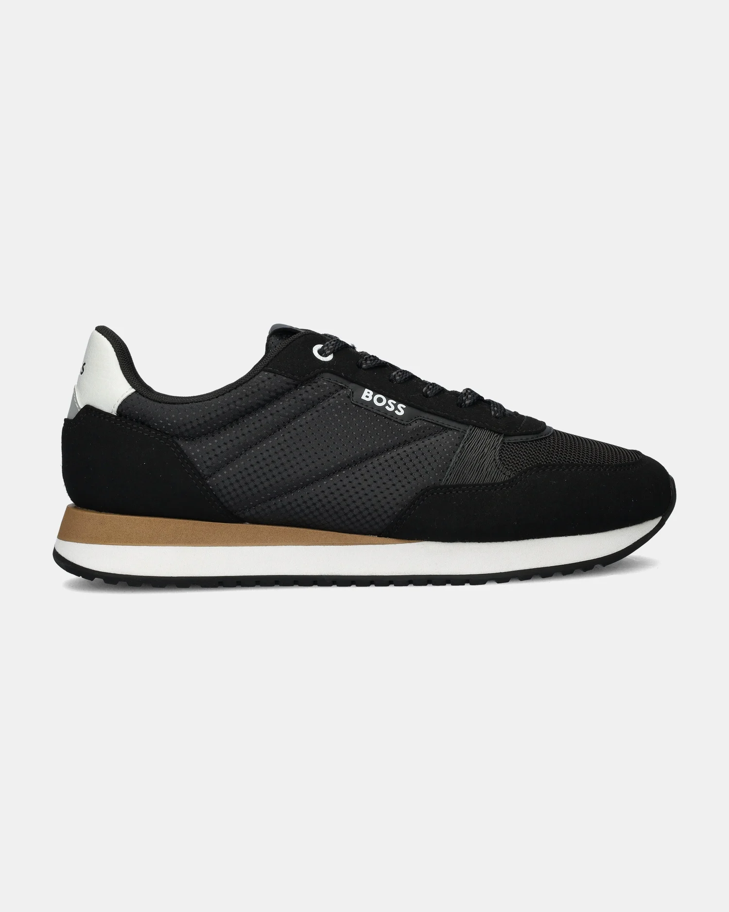 BOSS Kai Runner Lage sneakers  - zwart
