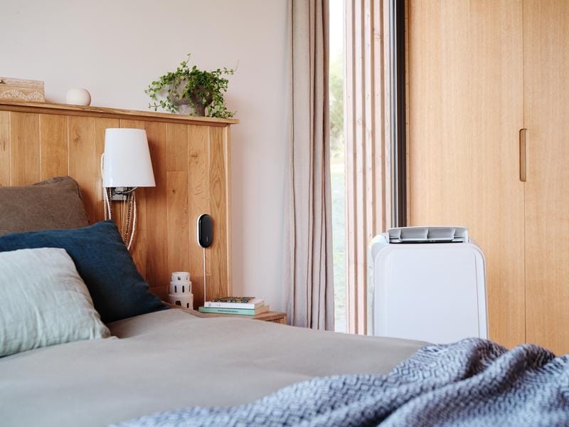 Netatmo Comfort Smarte Klimaanlagensteuerung Mit der Smarten Klimaanlagensteuerung verbinden Sie Ihre Klimaanlage ganz einfach