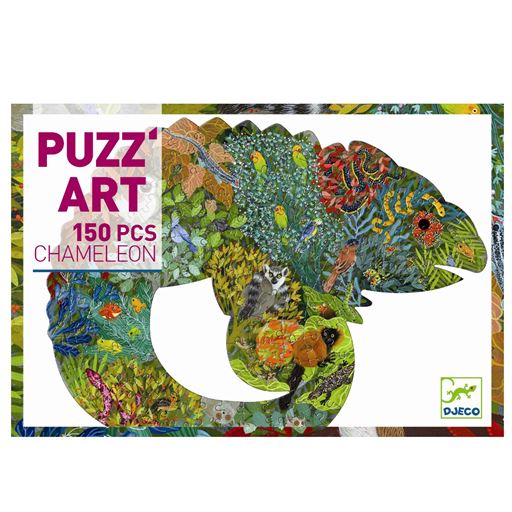 Djeco Kamæleon Puslespil Puzzart, 150 Brikker