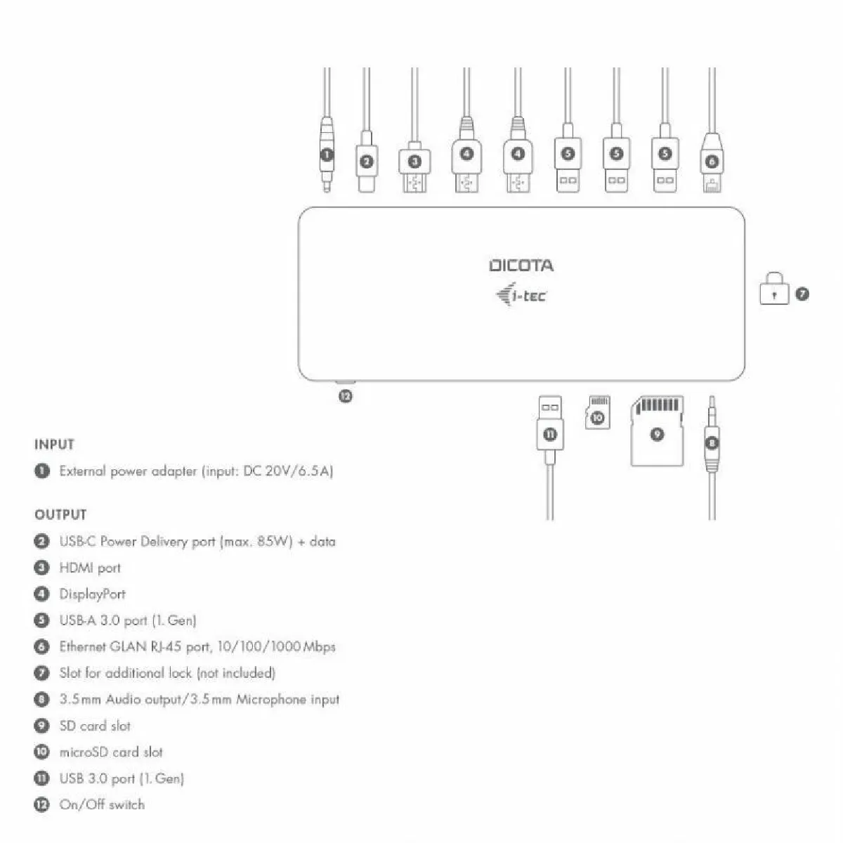 Sony Pictures Home Entertainment Dicota D31953 Docking Station