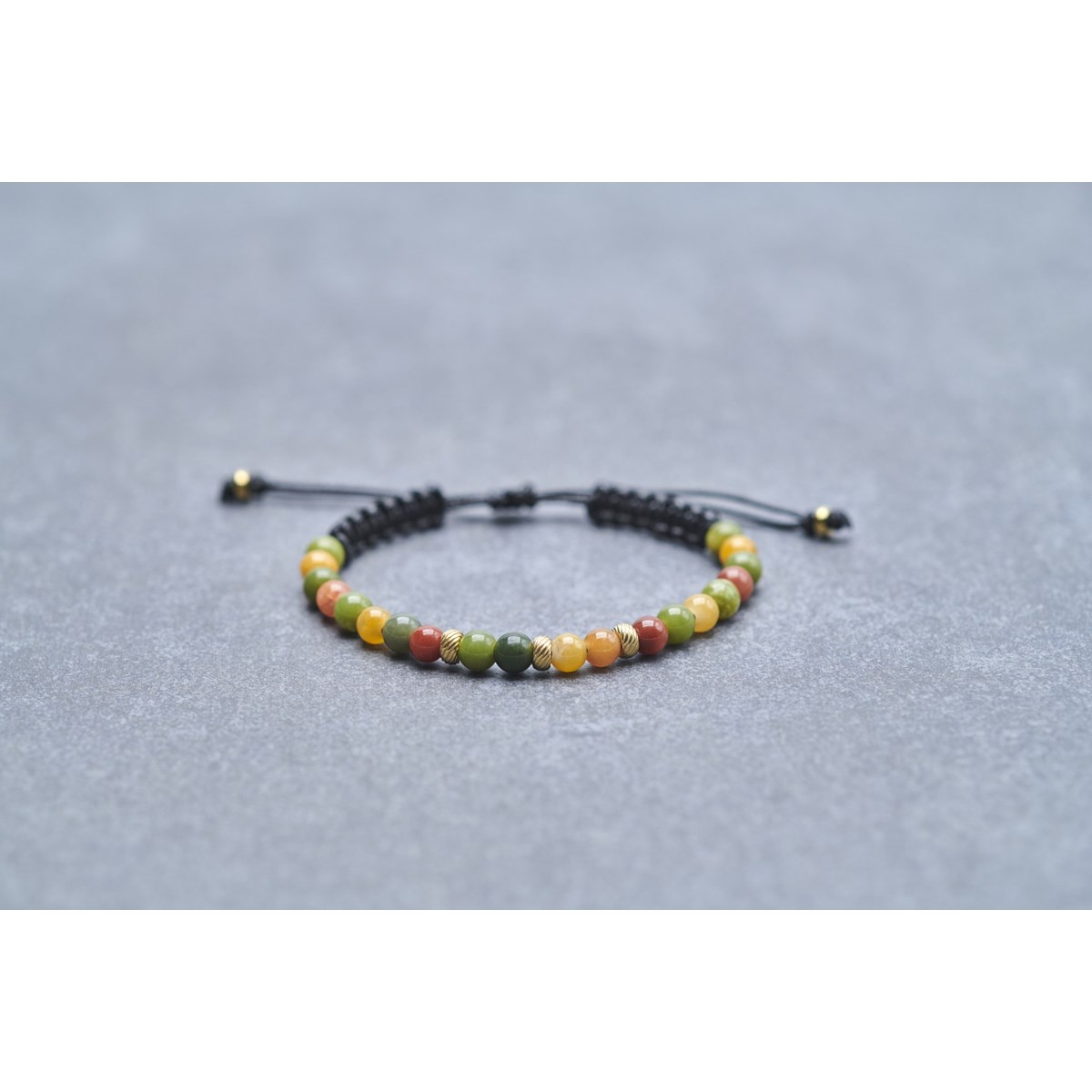 Bracelet souple Akira en PVD avec perle