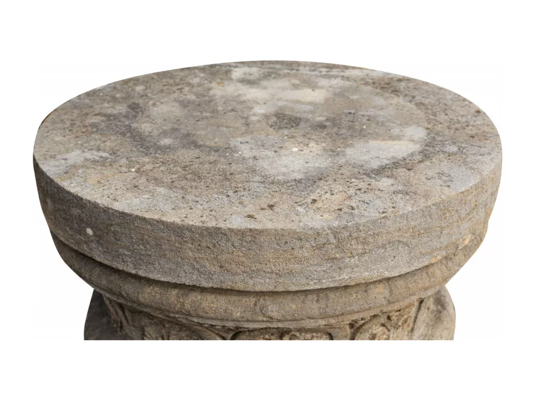 BISCOTTINI Fontaine - Mur en Pierre - Décorative - Fontaine de Jardin - Extérieur - Fontaine Murale - Décoration Murale - Décoration de Jardin - 90x90x160cm - 8 Bassins
