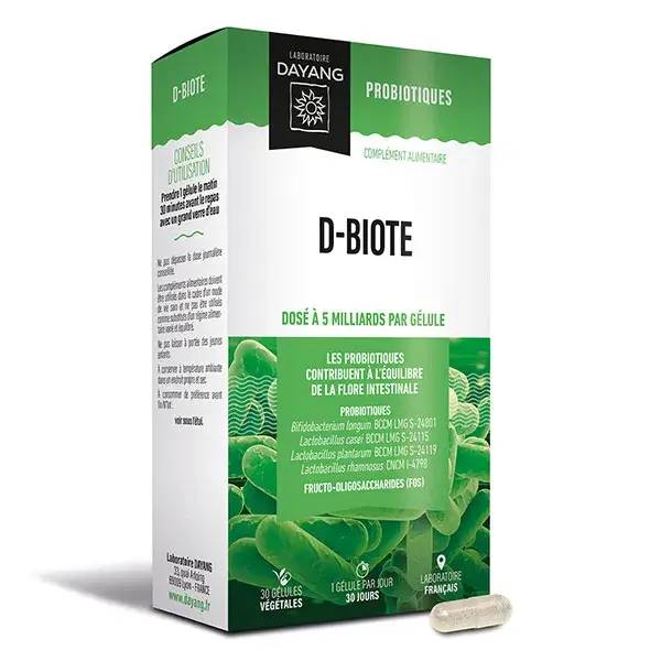 Dayang Microbiota D-Biote 30 cápsulas