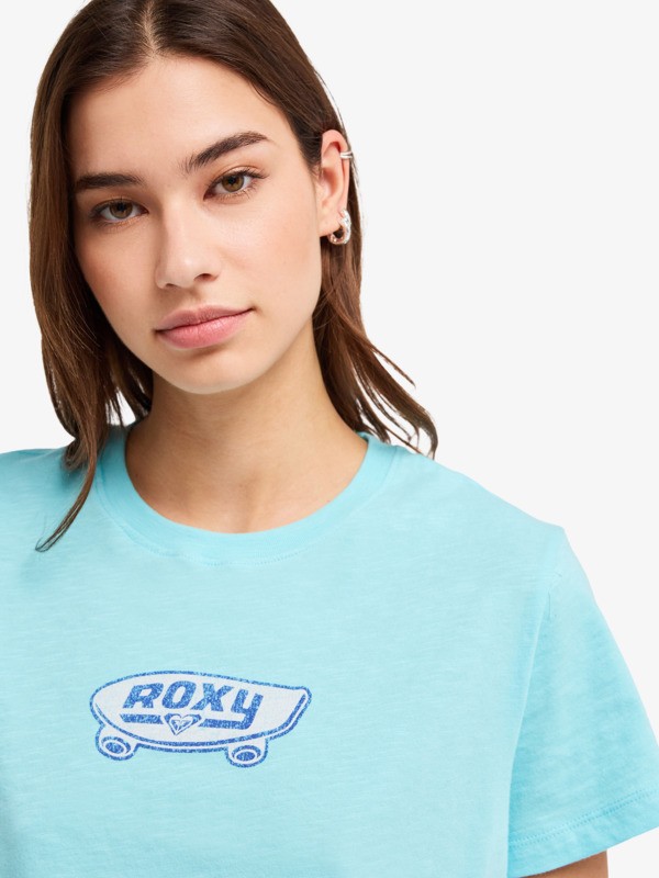 Endless Weekends T-Shirt à manches courtes Bleu Femme
