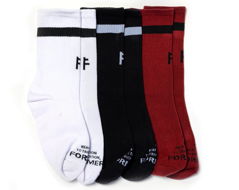 Former Franchise Sock 3 Pack Black