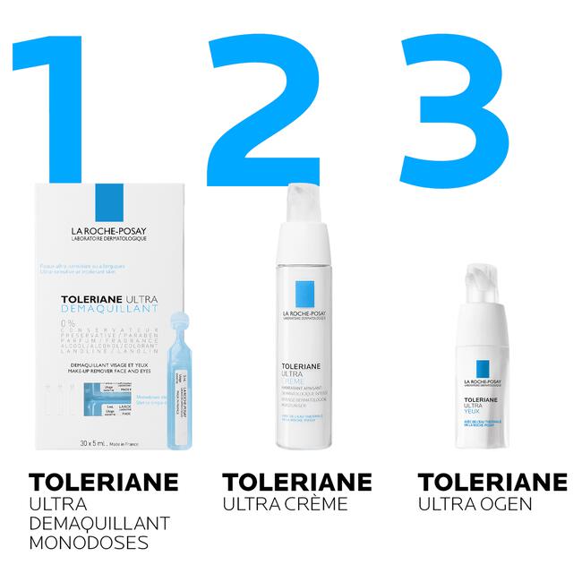 La Roche-Posay Toleriane Oogreinigingsampullen Gevoelige Ogen 150 ML