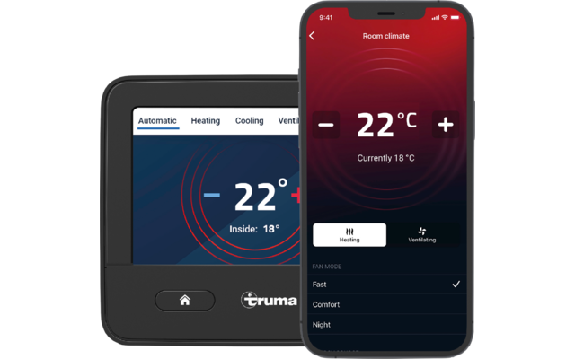 Truma Bedienteil / Steuerungssystem iNet X Panel für Heizung / Klimaanlage / Warmwasser