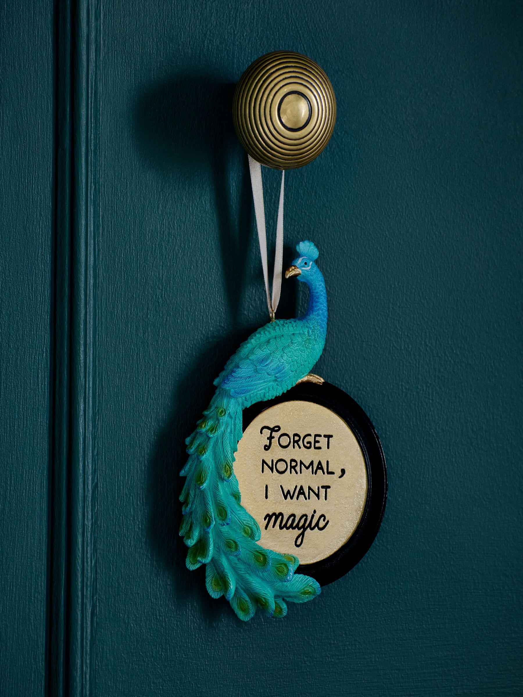 Peacock I Want Magic hangdecoratie
