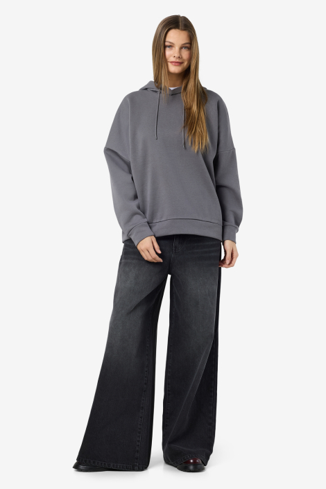 Noisy may grijze dames sweater