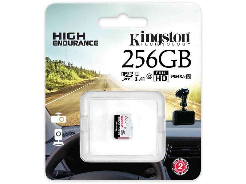 Kingston microSDXC-Karte High Endurance 256 GB MicroSDXC-Karte
