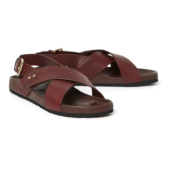 Soeur Sandales Olaf Cuir | Marron