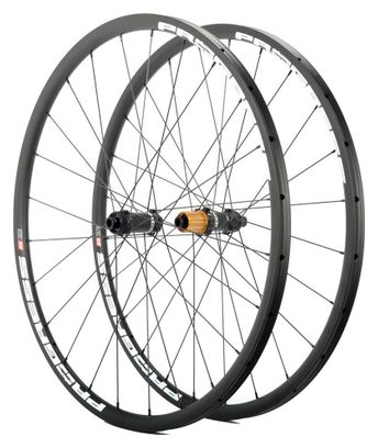 Paire de roues Progress Phantom CX Boyau | 12x100/12x142 mm | Center Lock | Shimano