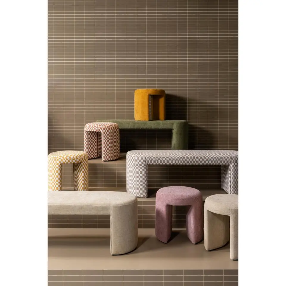 WOOOD Charlie Kruk - Chenille - Blush - 47x45x45