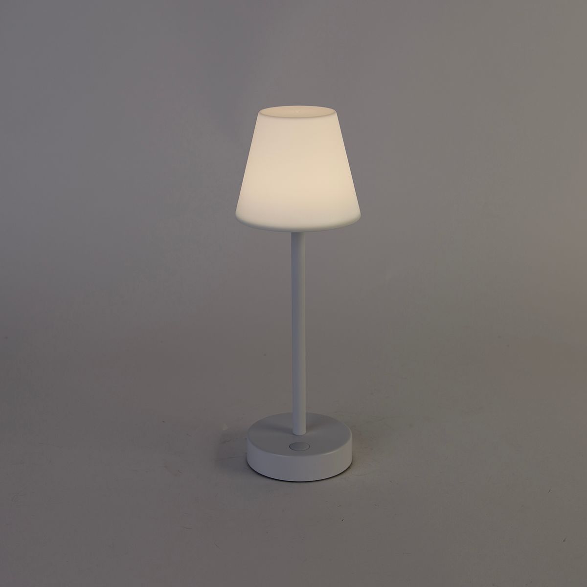 Tafellamp wit incl. LED oplaadbaar met touch dimmer - Renata