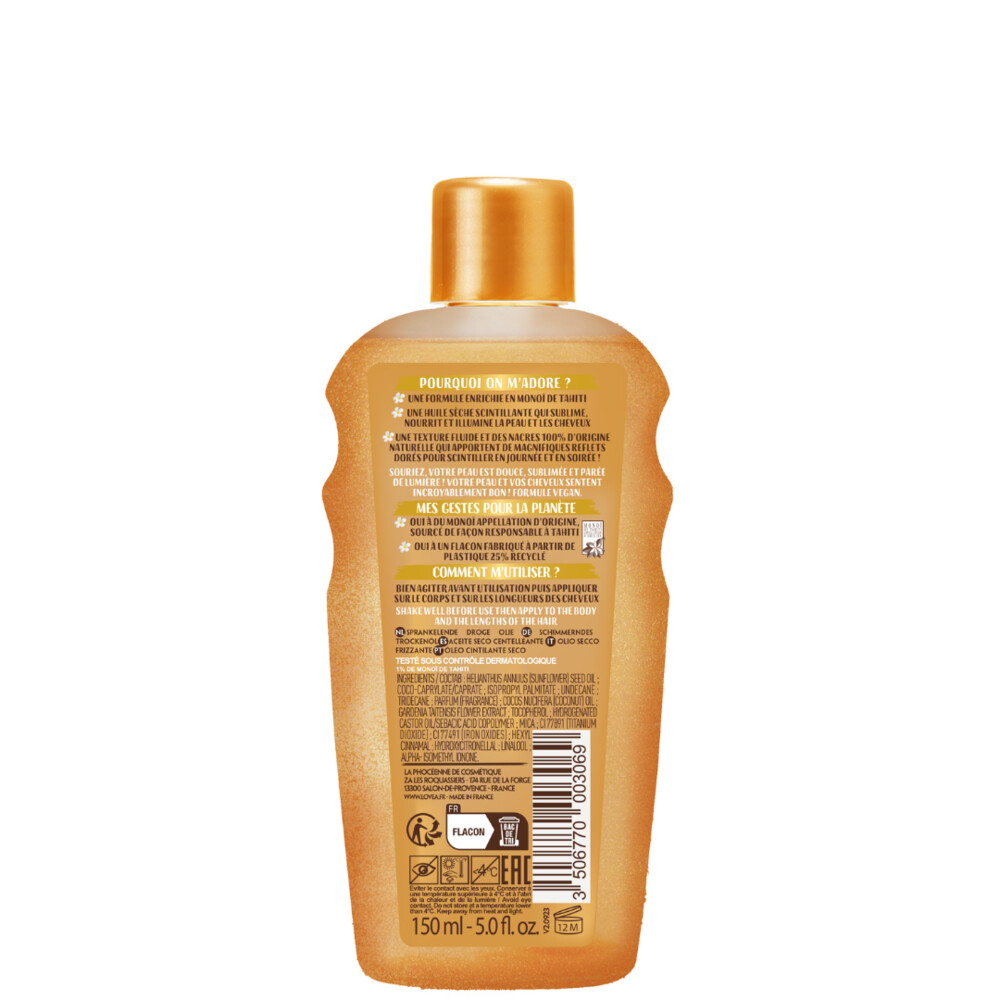 Lovea Sun Shimmering Dry Oil Monoi de Tahiti150 ml